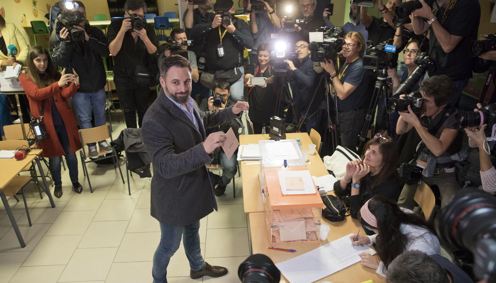 Santiago Abascal votación 10N - 1